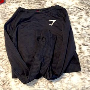 Gymshark cropped workout shirt